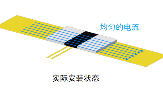 6端子電阻測量，以檢查靠近板安裝的分流電阻值